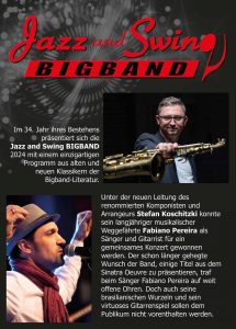 Jazz and Swing BIGBAND feat. Fabiano Pereira, Esslingen, 2024-06-15, Kulturzentrum Dieselstrasse